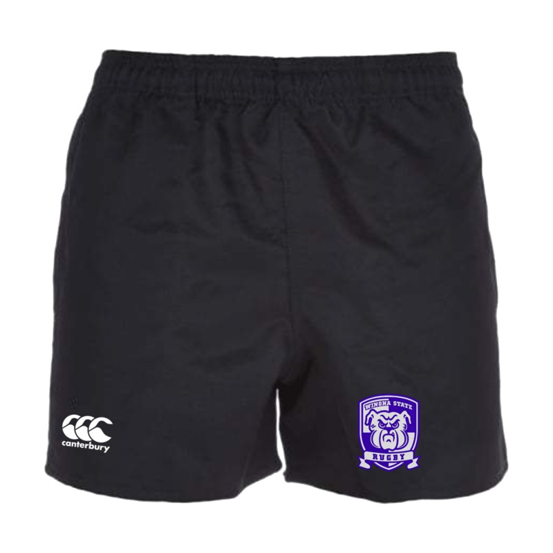 Winona State University Player’s Drill Short by Canterbury 6 Black