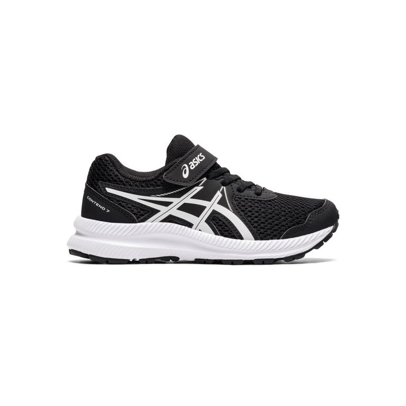 ASICS Contend 7 Pre-School Running Shoes Black-White US 10K