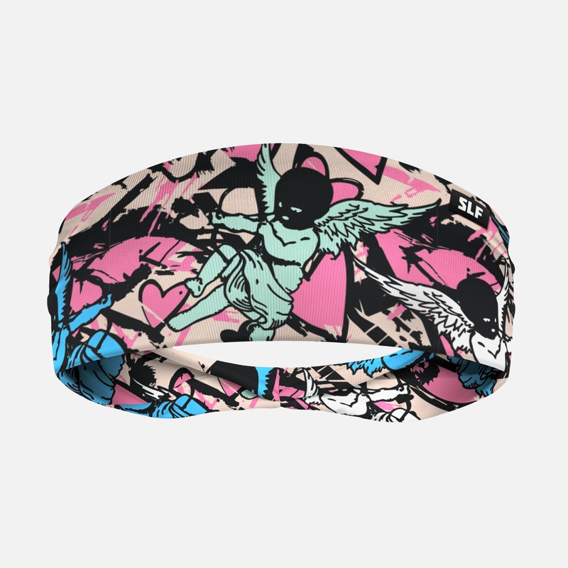 Cupid Graffiti Headband ONE SIZE Multicolor