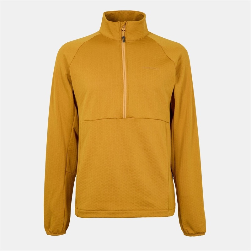 Karrimor Mens Grid Fleece Half Zip Jacket XL Yellow