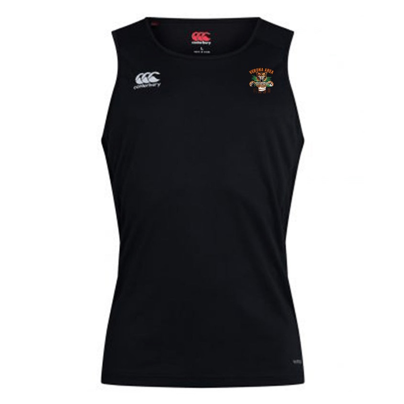 Verona Area Rugby Club Dry Singlet by Canterbury XS Black