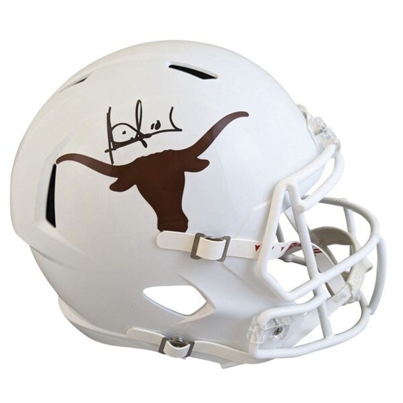 Vince Young Texas Longhorns Authentic Autographed Riddell Speed Mini Helmet