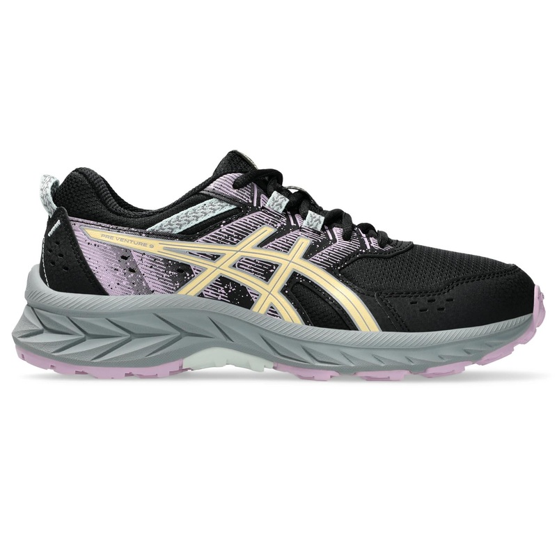 Asics Kids Gel Venture 9 GS – Black/Light Orange US 1