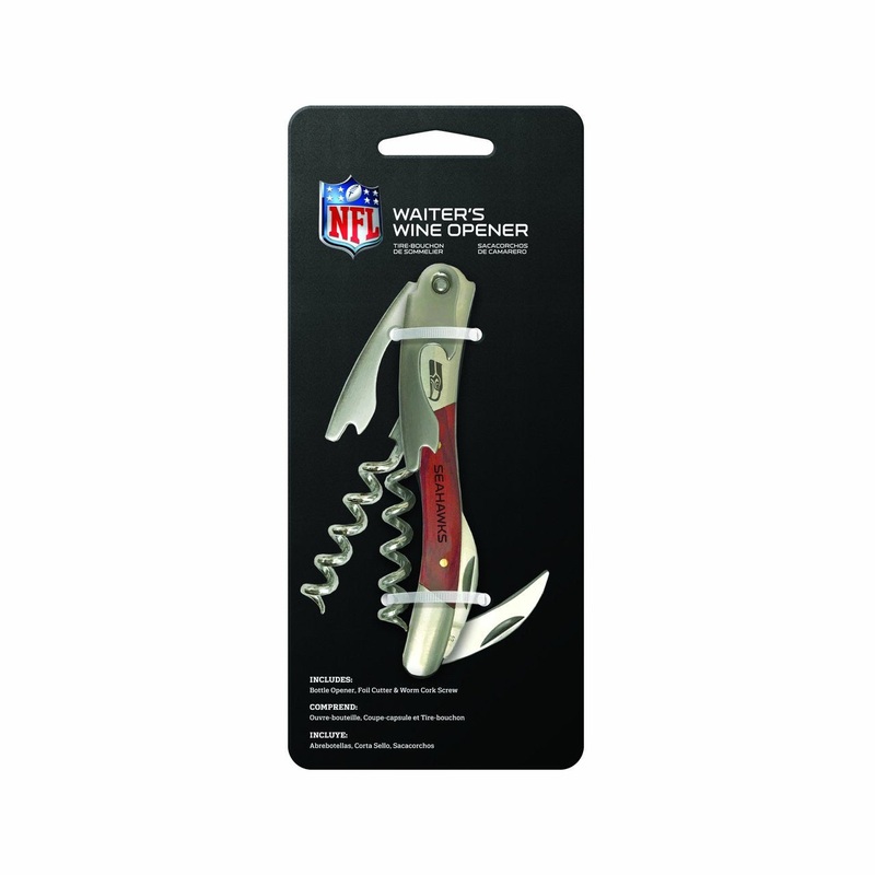 The Sports Vault Seattle Seahawks Wine Bottle Opener