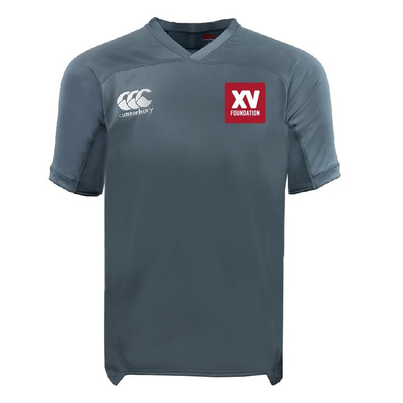 XV Foundation Vapodri Evader Jersey by Canterbury XS Black