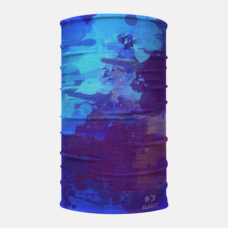 Color Fun Blue Neck Gaiter ONE SIZE Blue