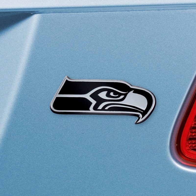 Fanmats Seattle Seahawks 3D Chrome Metal Emblem