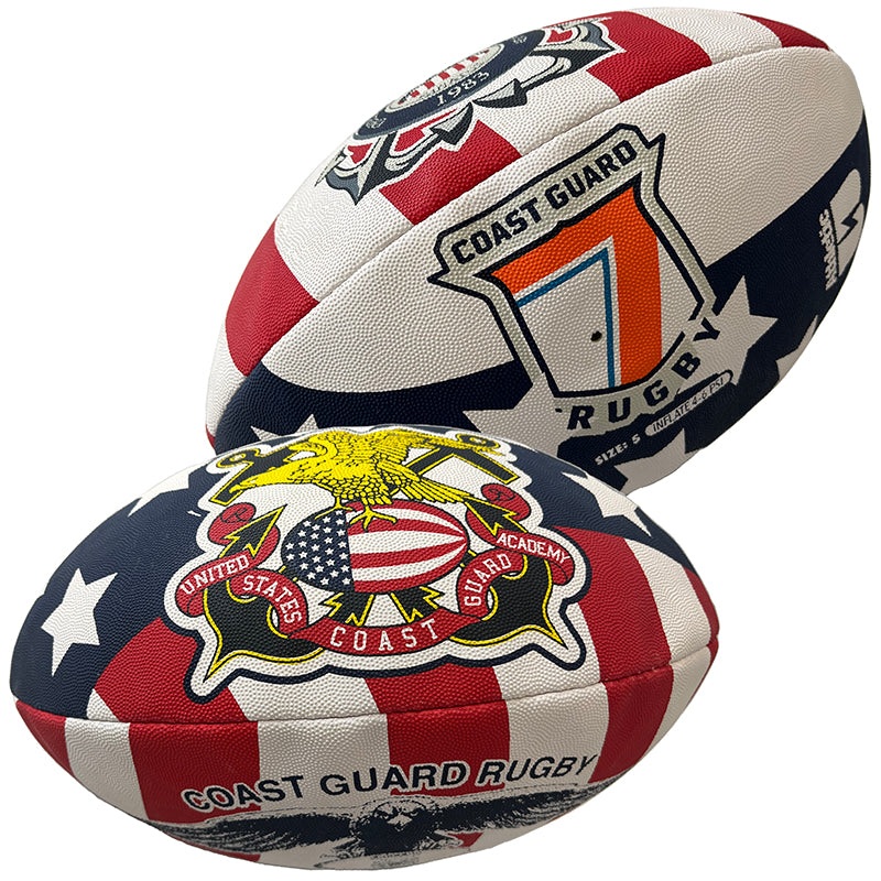 Coast Guard Flag Rugby Ball – Size 5