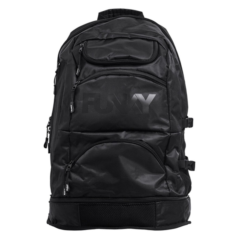 Funky Expandable Elite Squad Backpack – Back to Black