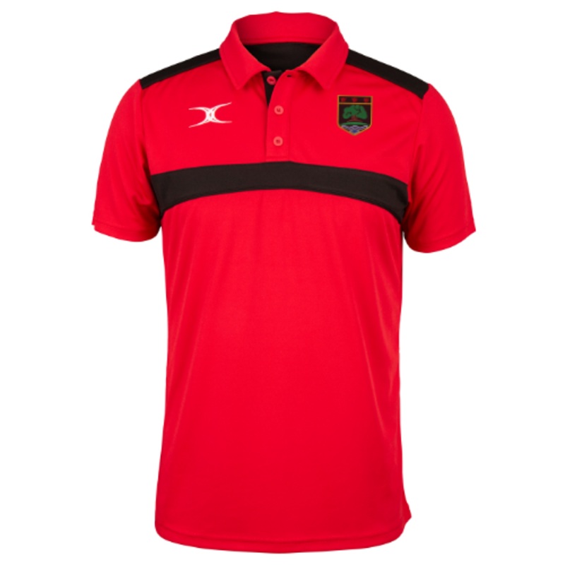 Alton RFC Adult’s Red / Black Photon Mens Polo Extra Small