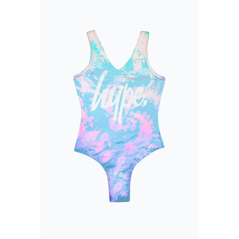 Hype Tie Dye One Piece Swimsuit 15 (3XL) Multi