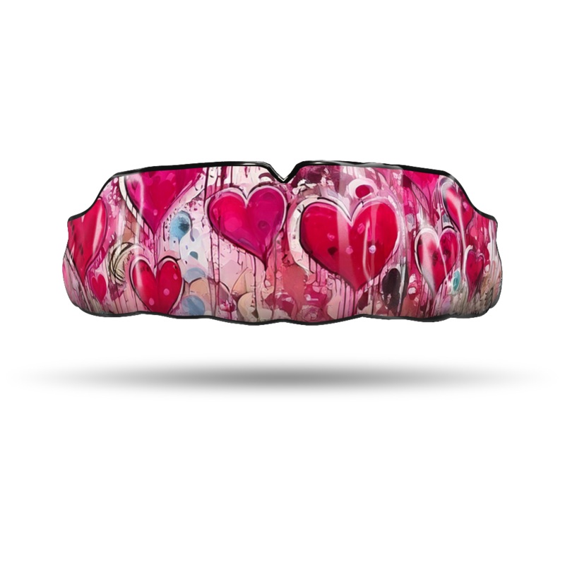 Pink Hearts Graffiti