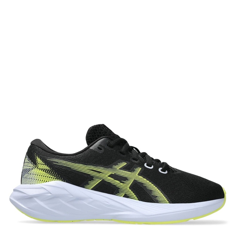 Asics Novablast 5 Gs Road Running Shoes Unisex Kids 4 (37.5) Black/Citron
