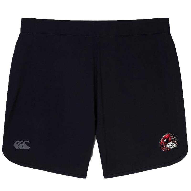 Vienna Rugby Elite Woven Short by Canterbury XS Black