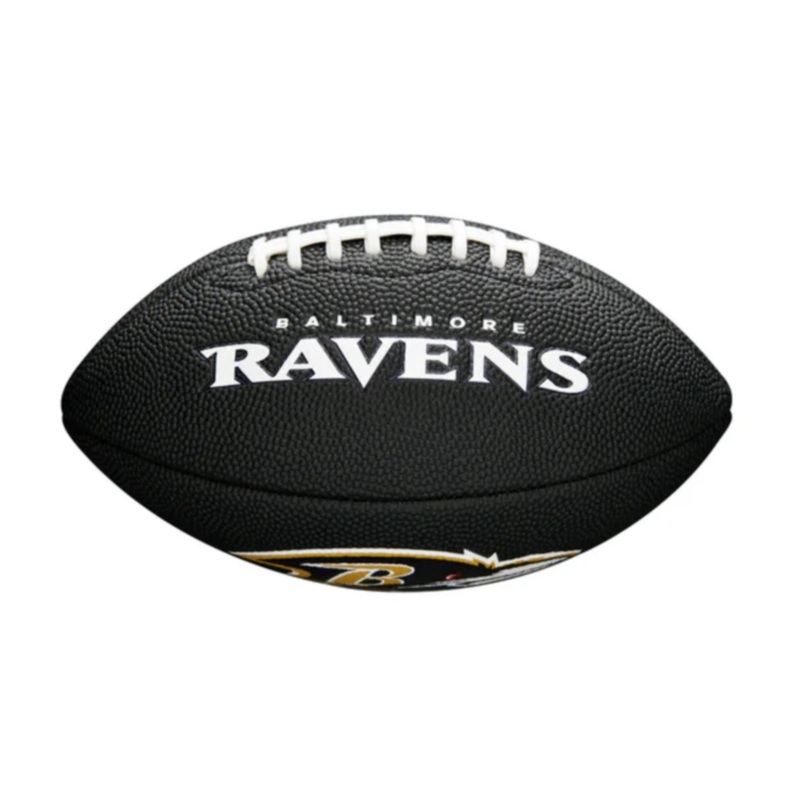 Wilson Mini NFL Team Soft Touch Football – Baltimore Ravens Black MINI