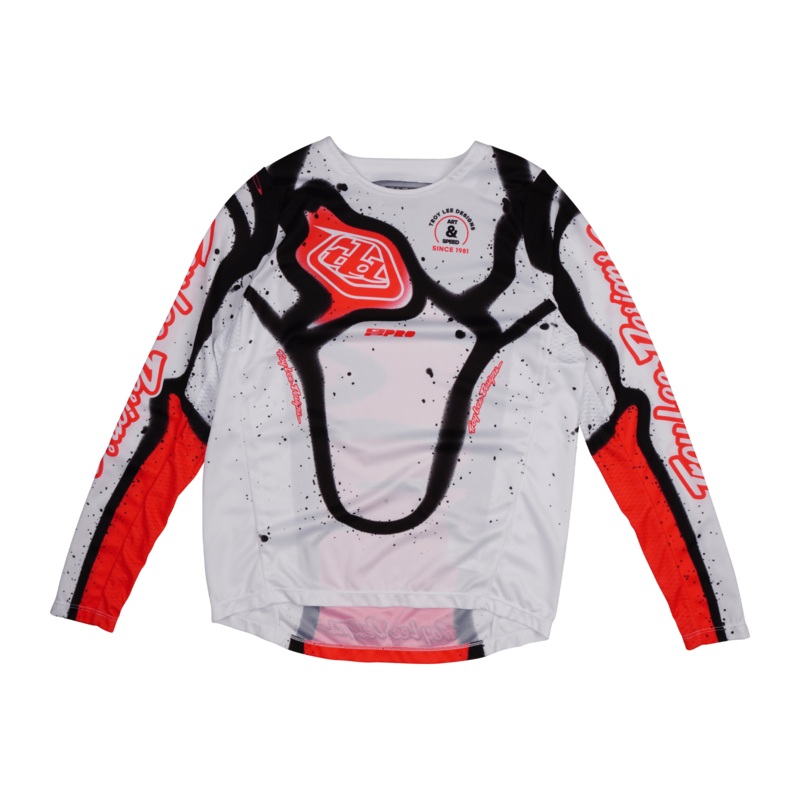 Youth GP Pro Jersey Membrane White / Infra Red WHITE / INFRA RED XS