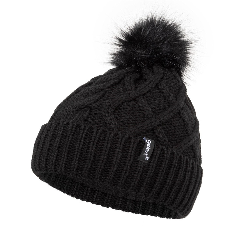 Gelert Cable Beanie Ld61 Ladies Black