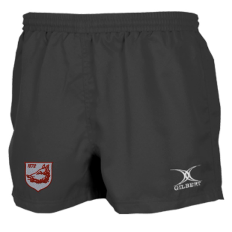 Bromsgrove RFC Junior’s Black Saracen V3 Match Shorts 3 – 4 Yrs