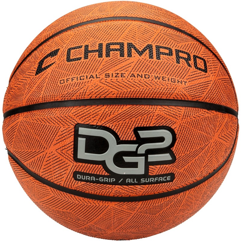 Champro Dura-Grip 230 Rubber Basketball ORANGE 27.5