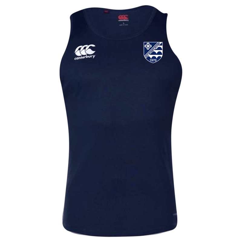 Des Moines Rugby Canterbury Core Vapodri Rugby Singlet XS Navy