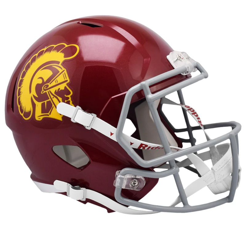 USC Trojans Replica Riddell Speed Helmet