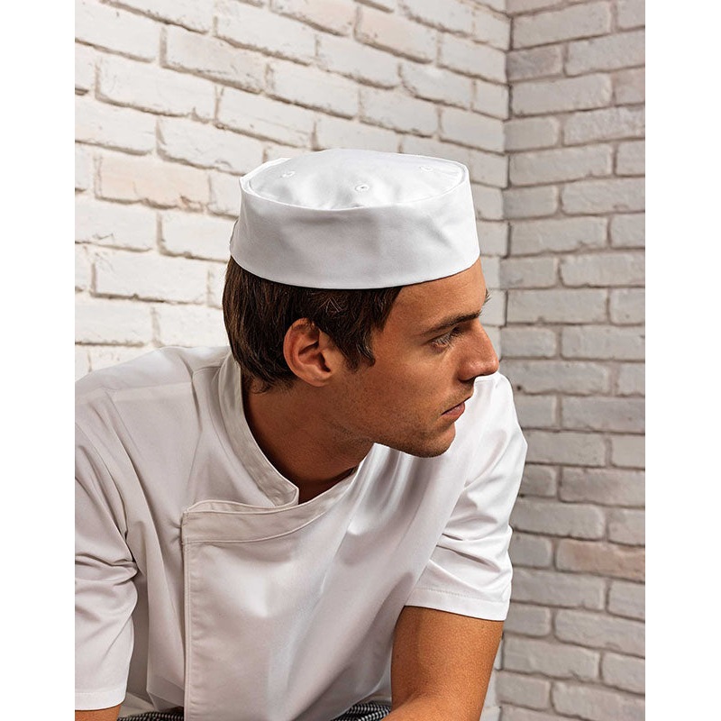 Turn-up Chef’s Hat Black S