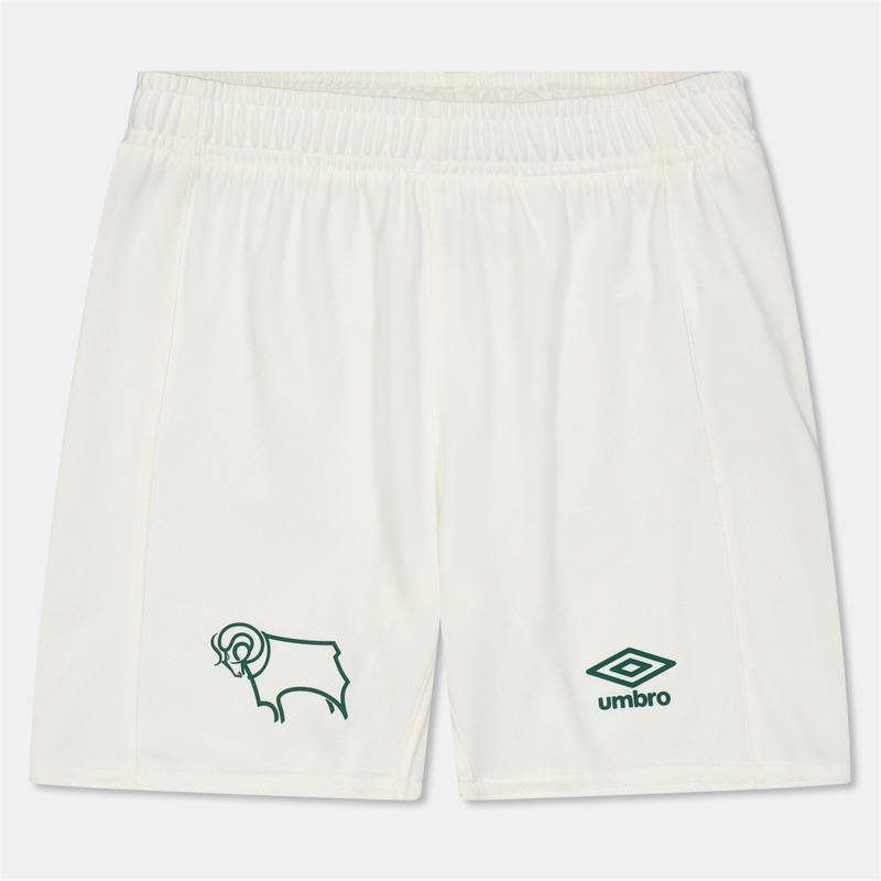Umbro Derby Country Third Soccer Shorts 7-8 (S) White