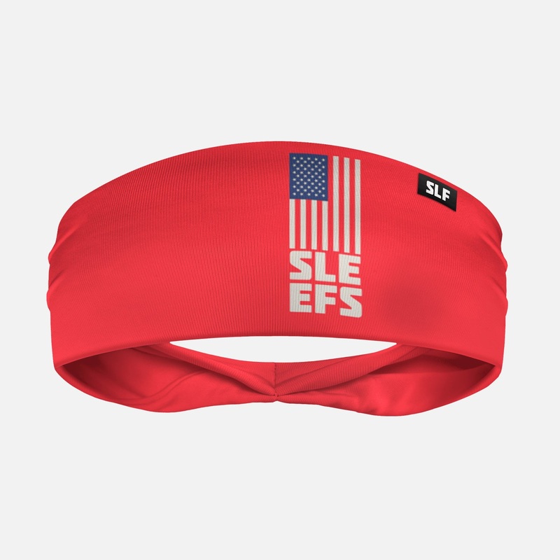 USA Old Glory Banner Muted Color Headband ONE SIZE Red/White/Blue