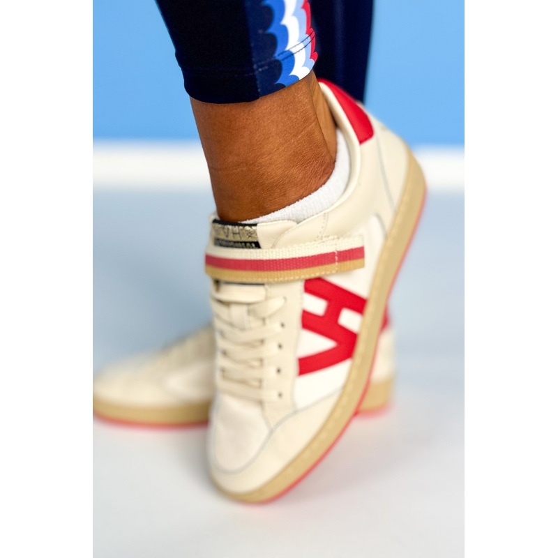 Vintage Havana Red Stripe Strap Sneakers *FINAL SALE* 5.5