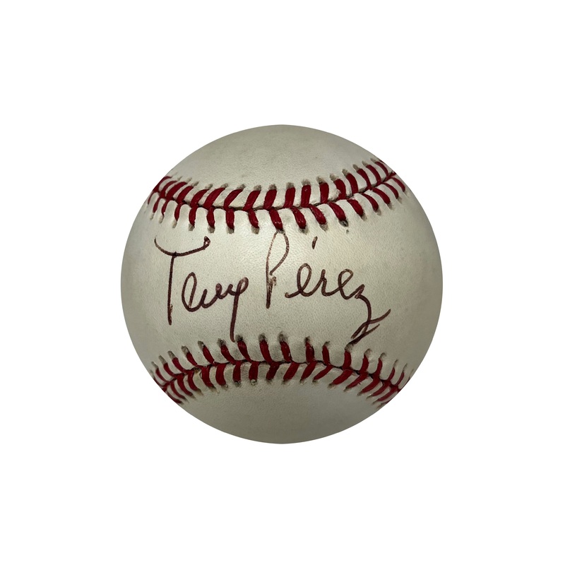 Tony Perez Autographed Baseball – Player’s Closet Project