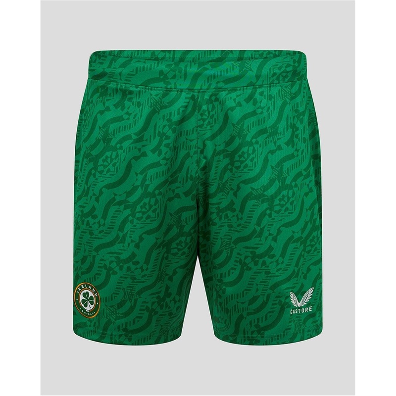 Castore Mens Ireland Third Shorts 2025 L Green