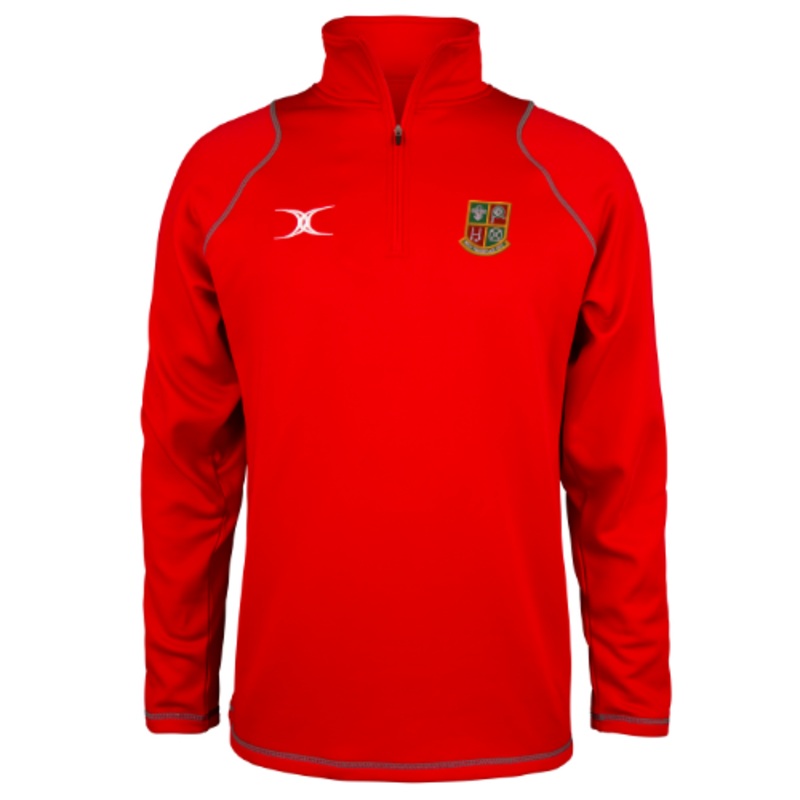 New Tredegar RFC Senior’s Red Quest Mens 1/4 Zip Fleece Extra Small