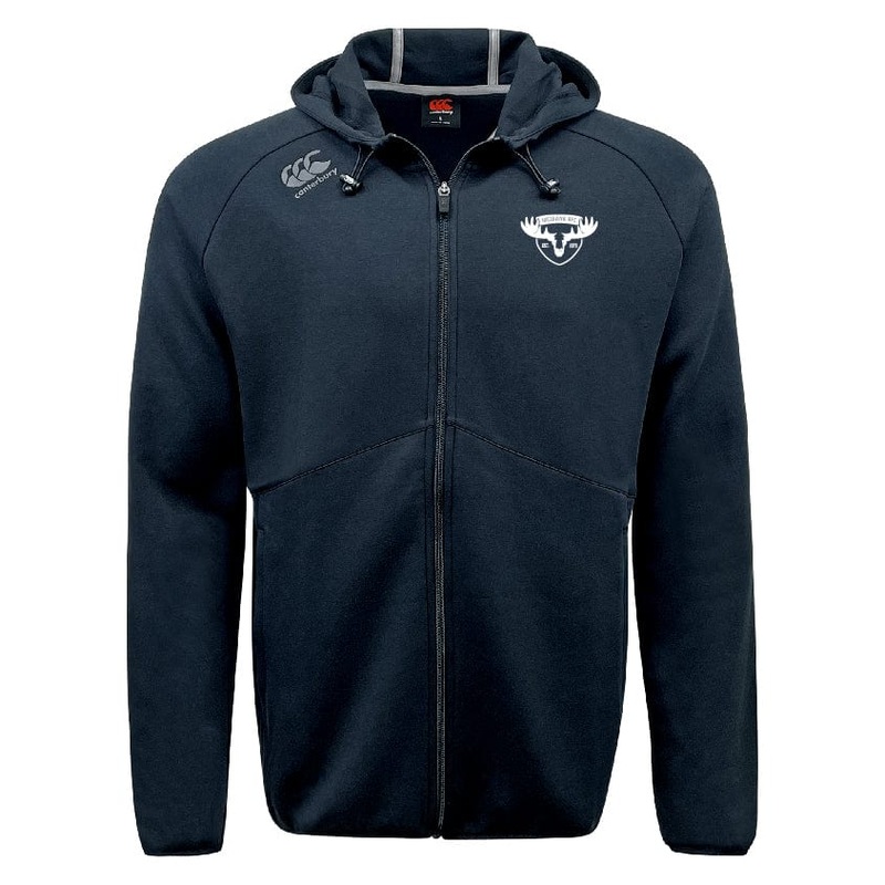 Michiana RFC Tempo Vapodri Full-Zip Hoodie by Canterbury XS Black