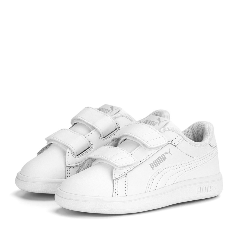 Puma Smash Vulc Infant Boys Trainers C9 (27) White/White