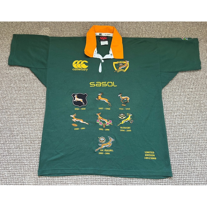 2006 Springboks Centenary Jersey – XL (1092/3000)