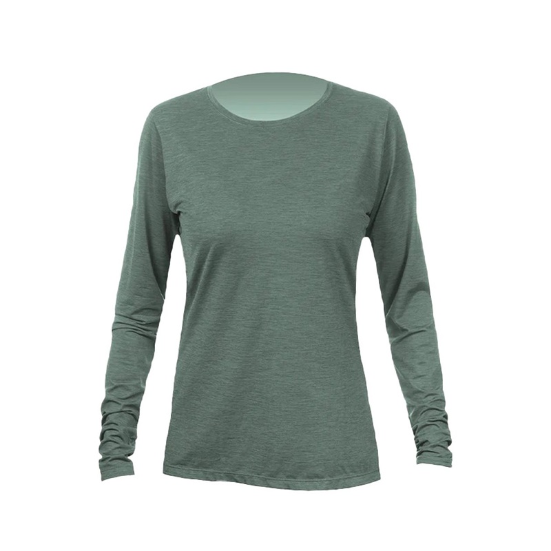 ANETIK Women’s Breeze Tech Long Sleeve T-Shirt Seafoam Heathered XS