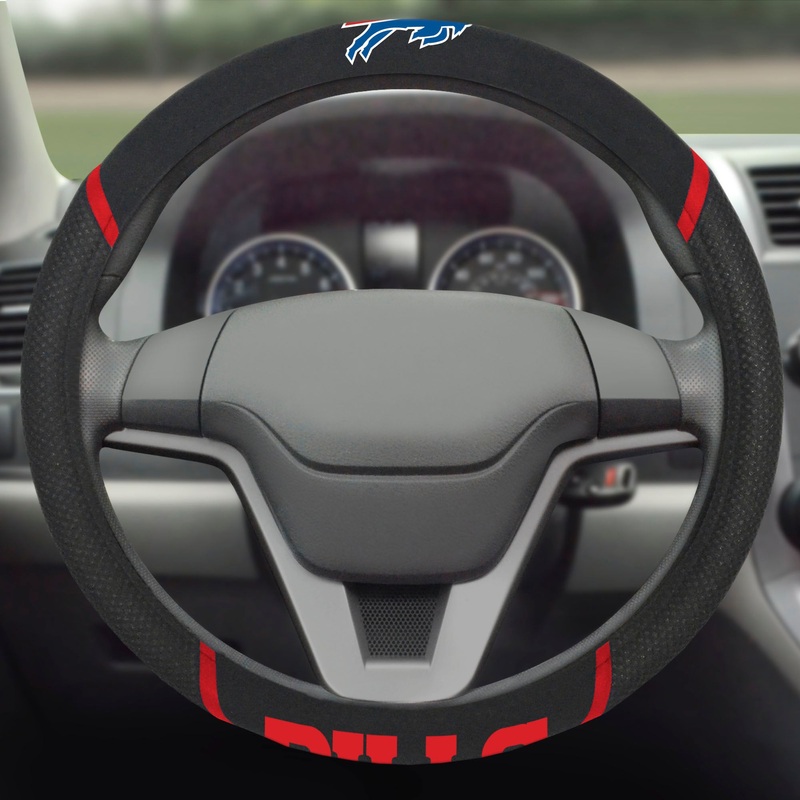 Fanmats Buffalo Bills Embroidered Steering Wheel Cover