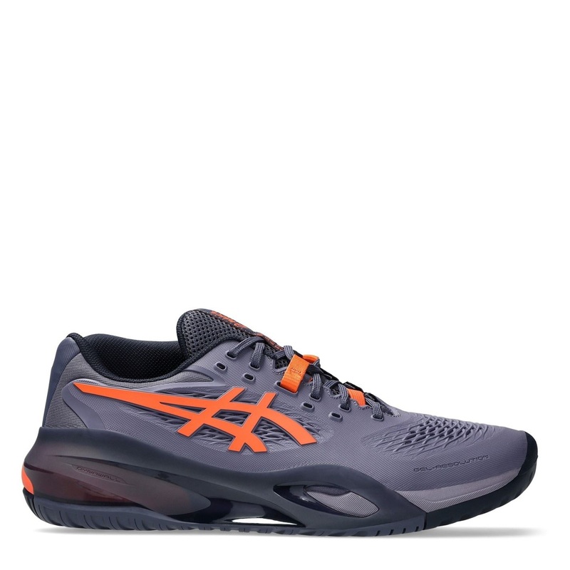 Asics Mens Gel Resolution X Tennis Shoes 8 (42.5) Purple/Orange