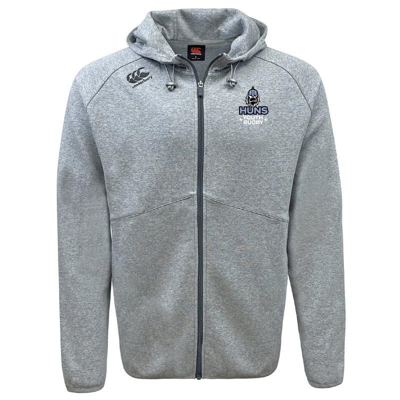 Austin Huns Youth Rugby Tempo Vapodri Full-Zip Hoodie by Canterbury XS Black