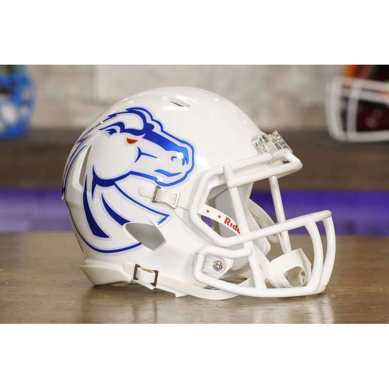 Boise State Broncos Riddell Speed Mini Helmet – White Alternate