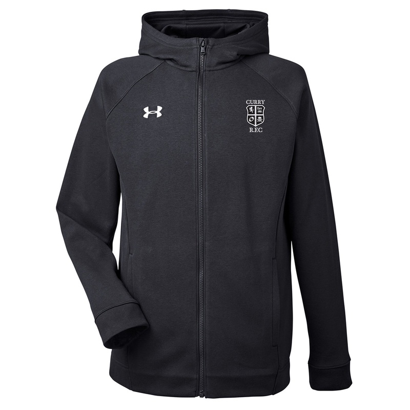 Curry College Hustle Zip Hoodie Black Small