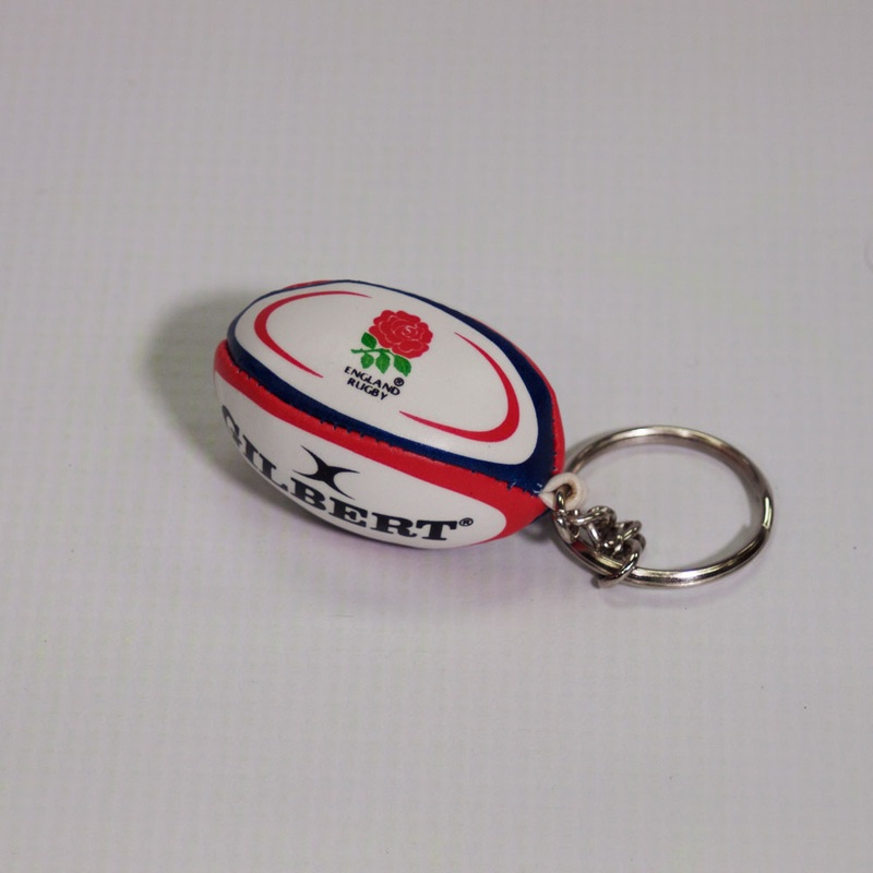 ENGLAND RUGBY BALL KEYCHAIN