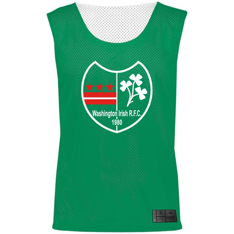 Washington Irish Rugby Reversible Pinnie S Green