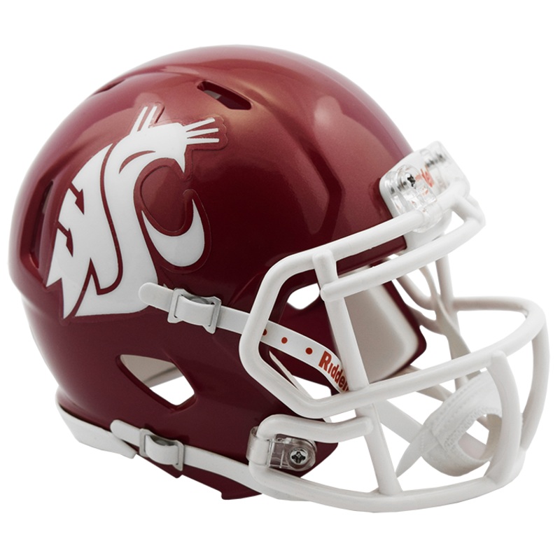 Washington State Cougars Mini Speed Helmet – Crimson