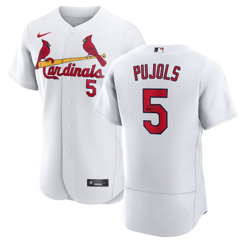 Albert Pujols Autographed Authentic Cardinals Jersey