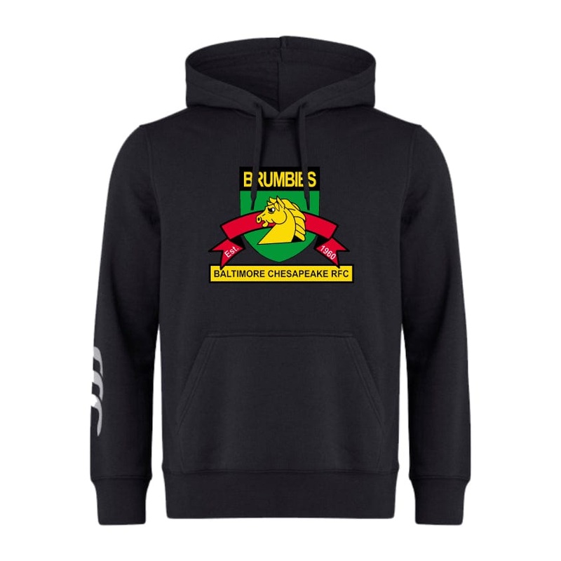 Baltimore Chesapeake Club Hoodie by Canterbury Y4 Black