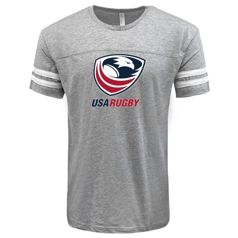 USA Rugby Crest Football T-shirt YS Red