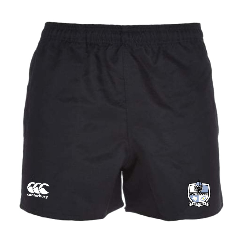 Austin Huns Rugby Player’s Drill Short by Canterbury 6 Black