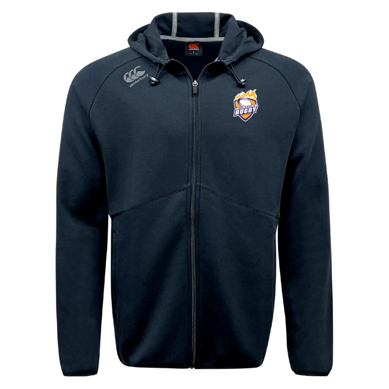 Indianola Rugby Tempo Vapodri Full-Zip Hoodie by Canterbury XS Black