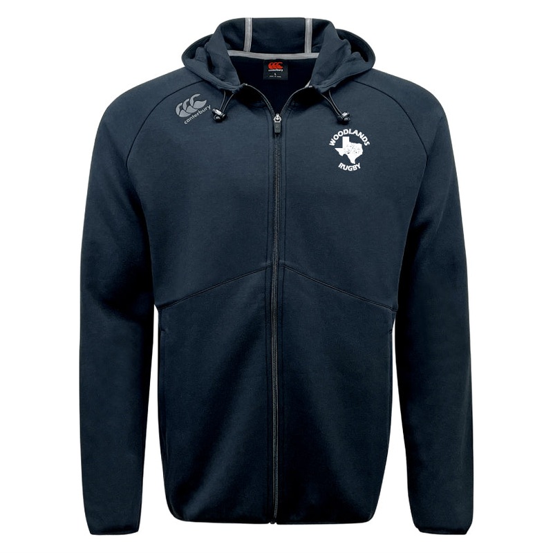Woodlands Rugby Tempo Vapodri Full-Zip Hoodie by Canterbury XS Black